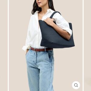 Naghedi St. Barths Large Tote - Murano (Navy Blue)